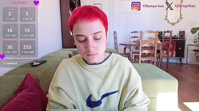 OllympeKaii online show from April 7, 2026, 1:13 pm