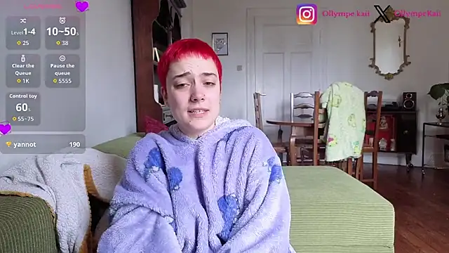 OllympeKaii online show from April 3, 2026, 12:44 pm