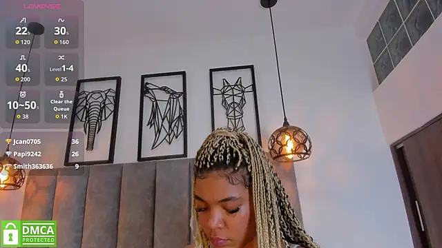 Gia Scott online show from November 26, 2025, 2:22 am