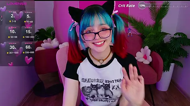 Snapshot of CoralineYoung chatting on October 17, 2025, 5:00 am CoralineYoung online show from October 17, 2025, 5:00 am