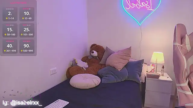 IsabelCortes online show from February 24, 2026, 8:10 pm