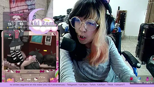 Snapshot of YukiRam chatting on February 25, 2026, 3:07 am YukiRam online show from February 25, 2026, 3:07 am