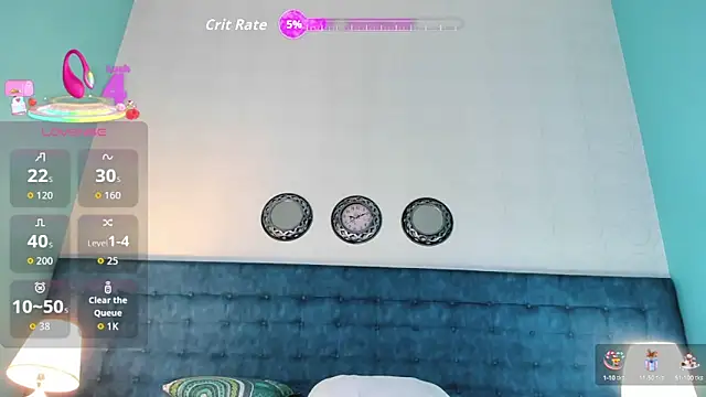 PaulinnaBlue online show from October 11, 2025, 8:10 pm