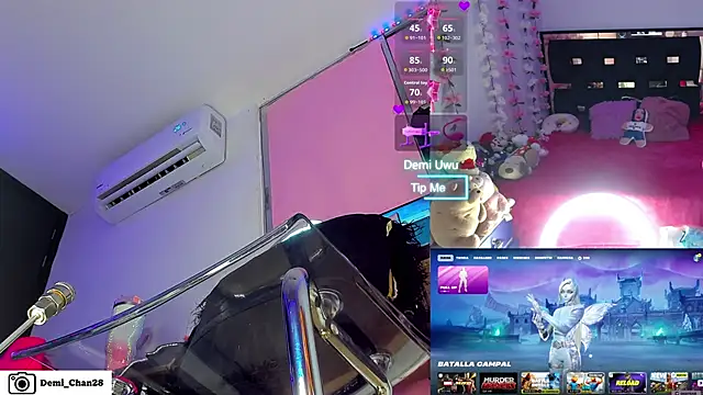 demi chan online show from March 26, 2026, 9:18 am