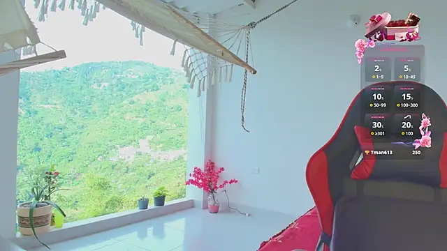 samanthahut1 online show from April 13, 2026, 9:30 pm