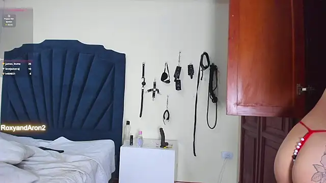 RoxyandAron2 online show from March 21, 2026, 9:30 pm