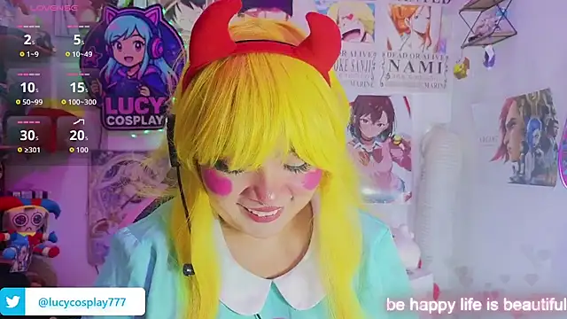 Snapshot of Lucycosplay777 chatting on July 9, 2026, 3:11 pm Lucycosplay777 online show from July 9, 2026, 3:11 pm