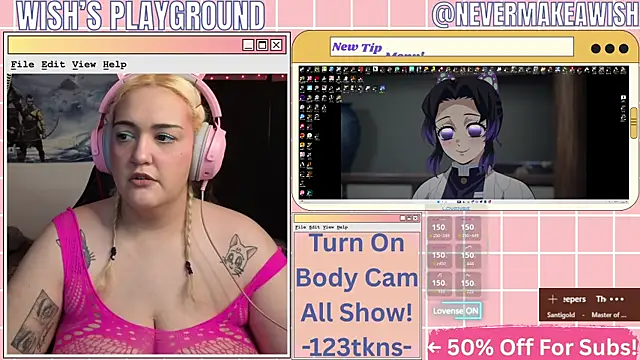 nevermakeawish online show from April 1, 2026, 9:54 am