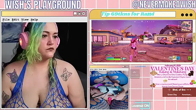 nevermakeawish online show from February 8, 2026, 4:05 pm