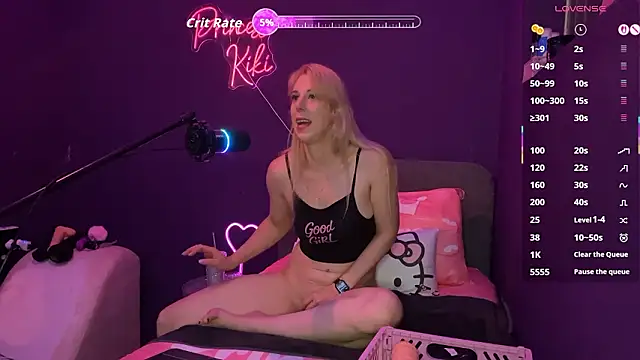 PrincessKikiZa online show from February 19, 2026, 7:44 pm