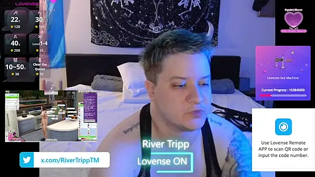 Snapshot of RiverTripp chatting on May 22, 2026, 3:04 am RiverTripp online show from May 22, 2026, 3:04 am