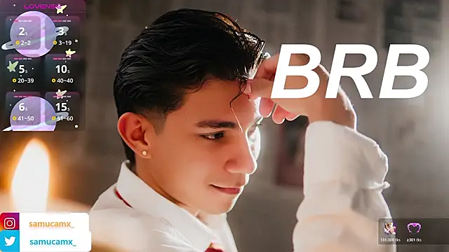 samucamx  online show from March 8, 2026, 1:55 am