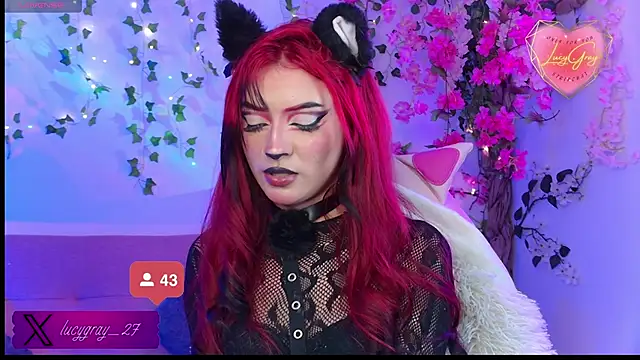 LucyGray online show from April 28, 2026, 6:18 am