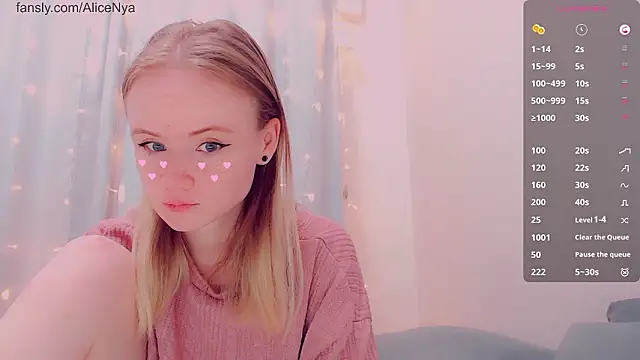 AliceNya cute online show from February 2, 2026, 5:39 am