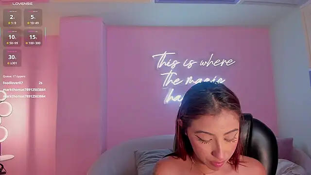 CelesteMoonX online show from March 27, 2026, 8:26 am