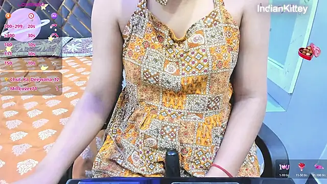 IndianKittey online show from December 1, 2025, 8:48 am