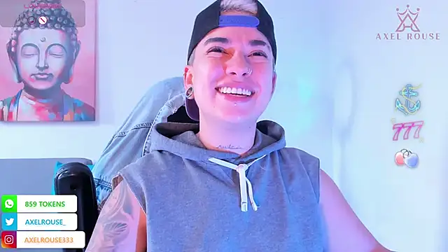 AxelRouse3 online show from March 29, 2026, 3:24 pm