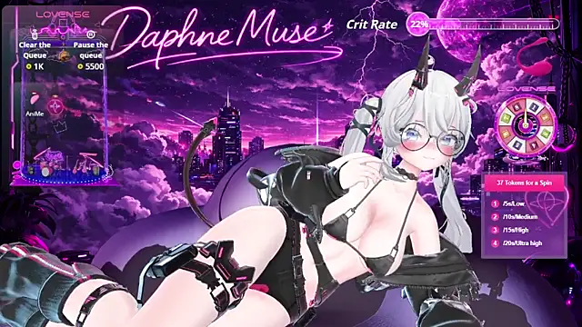 Muse Daphne online show from March 19, 2026, 8:09 pm
