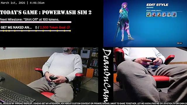 Snapshot of DeanonCam chatting on March 1, 2026, 10:48 am DeanonCam online show from March 1, 2026, 10:48 am