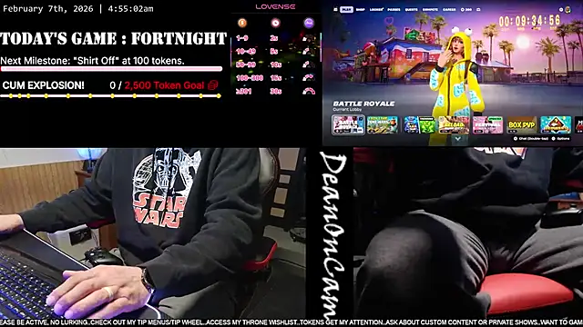 Snapshot of DeanonCam chatting on February 7, 2026, 10:56 am DeanonCam online show from February 7, 2026, 10:56 am