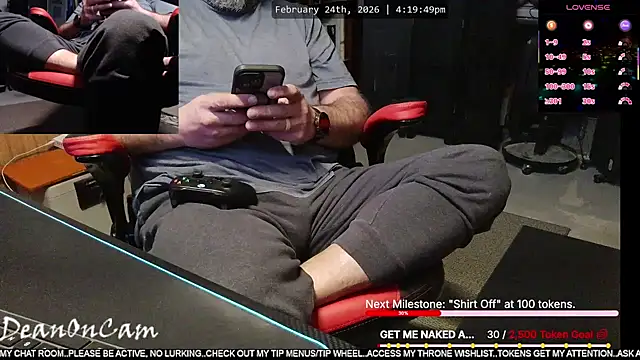 Snapshot of DeanonCam chatting on February 24, 2026, 10:21 pm DeanonCam online show from February 24, 2026, 10:21 pm