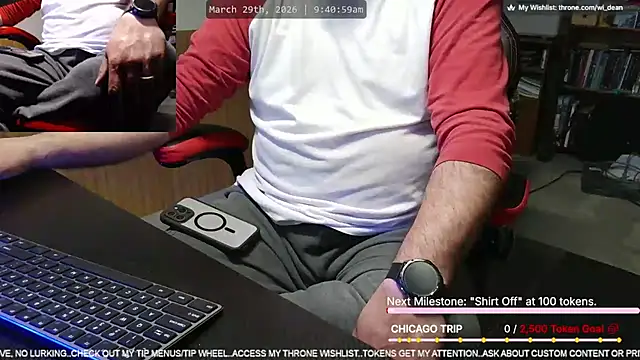 DeanonCam online show from March 29, 2026, 2:41 pm