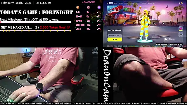 Snapshot of DeanonCam chatting on February 18, 2026, 9:11 pm DeanonCam online show from February 18, 2026, 9:11 pm