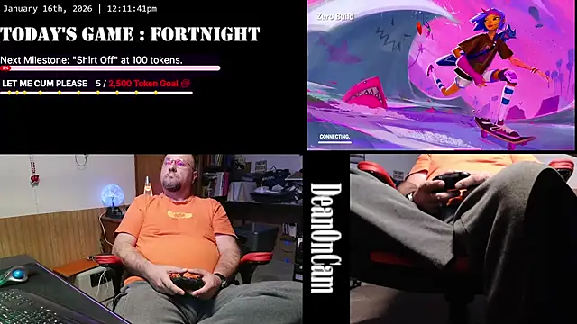 Snapshot of DeanonCam chatting on January 16, 2026, 6:12 pm DeanonCam online show from January 16, 2026, 6:12 pm