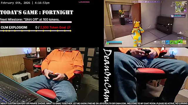 Snapshot of DeanonCam chatting on February 6, 2026, 10:17 pm DeanonCam online show from February 6, 2026, 10:17 pm