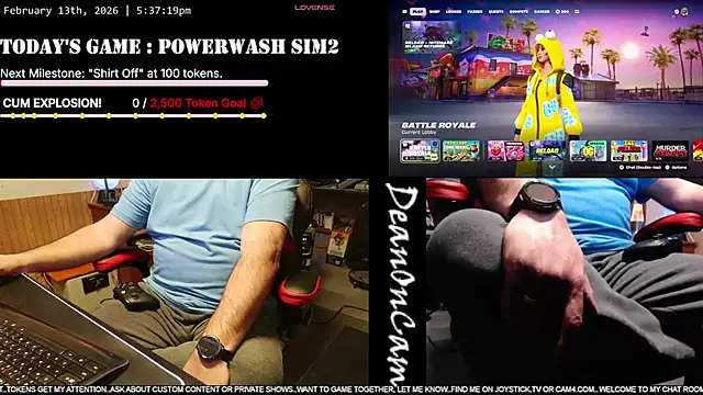 Snapshot of DeanonCam chatting on February 13, 2026, 11:38 pm DeanonCam online show from February 13, 2026, 11:38 pm