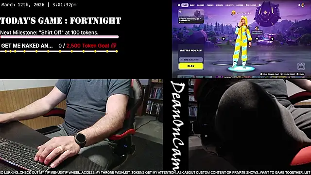 DeanonCam online show from March 12, 2026, 8:02 pm