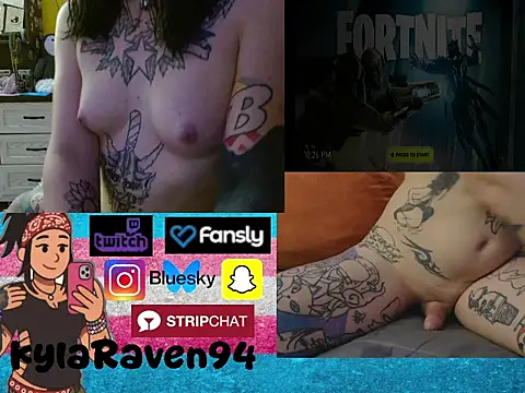 KylaRaven online show from April 28, 2026, 2:27 am