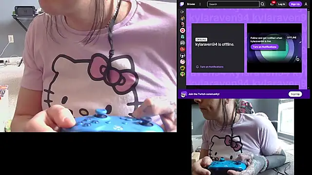 KylaRaven online show from April 14, 2026, 4:56 pm