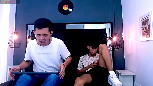 Snapshot of James_And_Kenet chatting on February 27, 2026, 12:27 pm James And Kenet online show from February 27, 2026, 12:27 pm