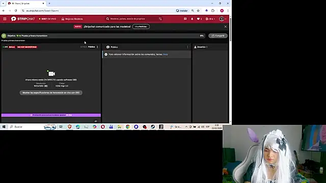 Snapshot of Sweet-Naomi chatting on February 23, 2026, 7:42 am Sweet-Naomi online show from February 23, 2026, 7:42 am