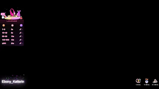 ebony katterin online show from March 18, 2026, 11:57 am