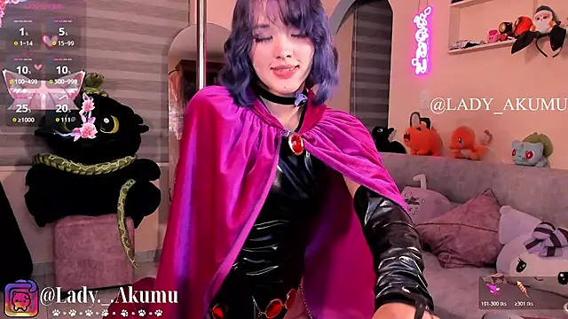 LadyAkumu online show from July 2, 2026, 3:45 am
