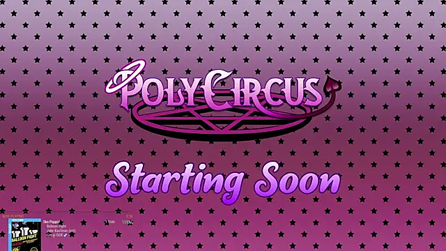 PolyCircus online show from June 17, 2026, 4:23 am