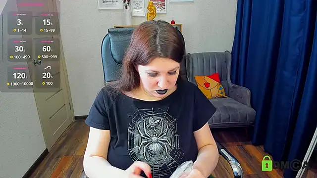 Black Black Rose online show from November 16, 2025, 8:35 pm