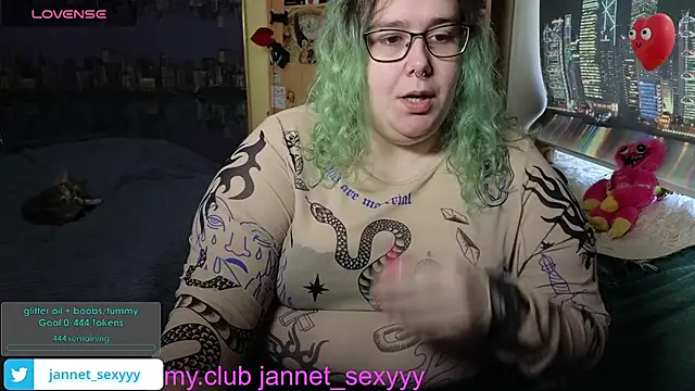 JannetPie online show from February 28, 2026, 7:52 am