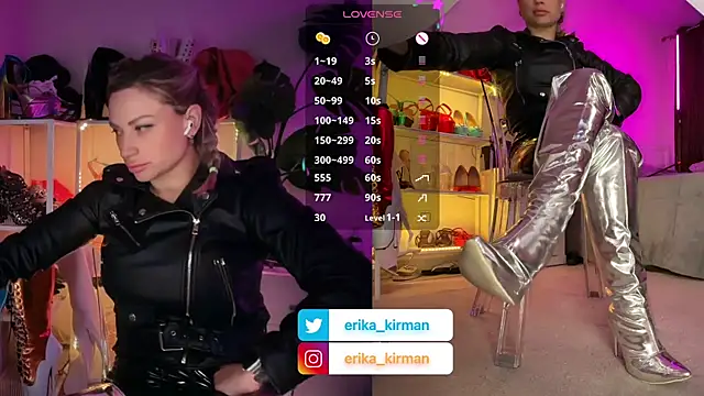 Erika Kirman online show from January 10, 2026, 3:07 pm