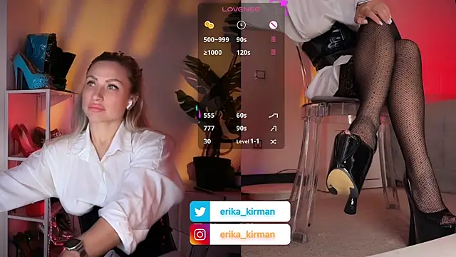 Erika Kirman online show from March 26, 2026, 1:20 pm