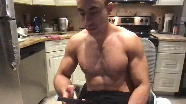 Snapshot of BigGuyMuscle chatting on December 20, 2025, 12:08 pm BigGuyMuscle online show from December 20, 2025, 12:08 pm