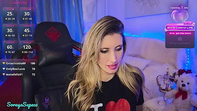 SorayaSapeca online show from February 25, 2025, 7:49 pm