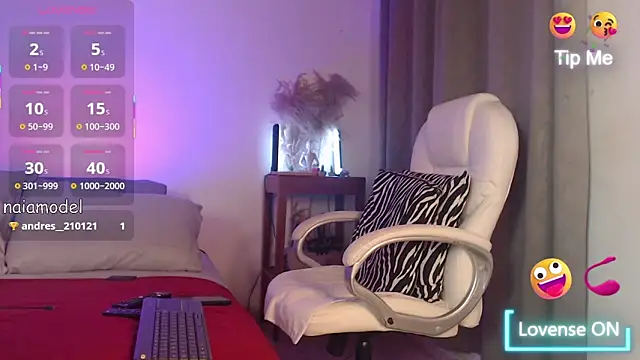 Naia Ross 1 online show from January 31, 2026, 8:51 pm