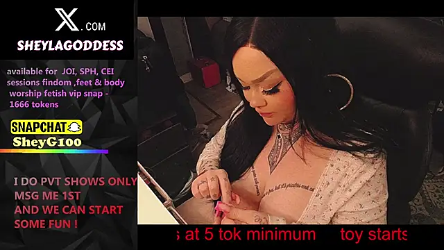 sheylagoddess11 online show from March 27, 2026, 1:01 pm