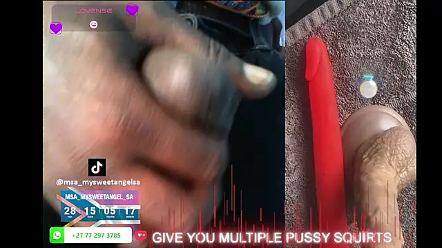 MySweetAngelsSA online show from October 31, 2025, 6:54 am