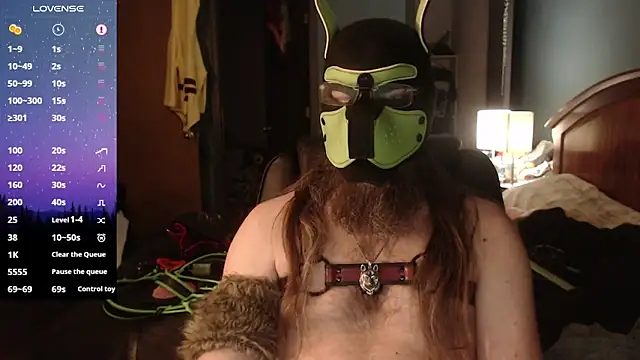 kinkywolf429 online show from April 11, 2026, 5:37 am