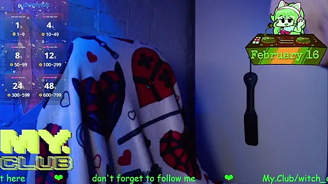 Snapshot of Witch_Emma chatting on February 16, 2026, 7:07 am Witch Emma online show from February 16, 2026, 7:07 am