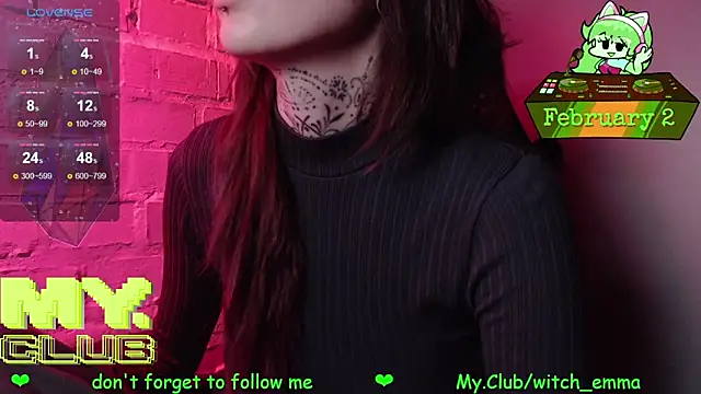 Snapshot of Witch_Emma chatting on February 2, 2026, 7:18 am Witch Emma online show from February 2, 2026, 7:18 am